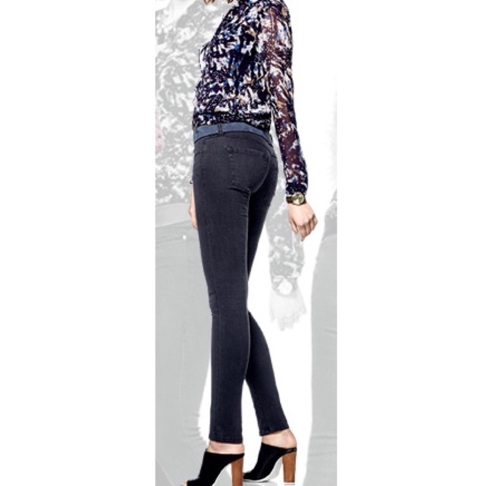 CAbi starry night chiffon Popover blouse